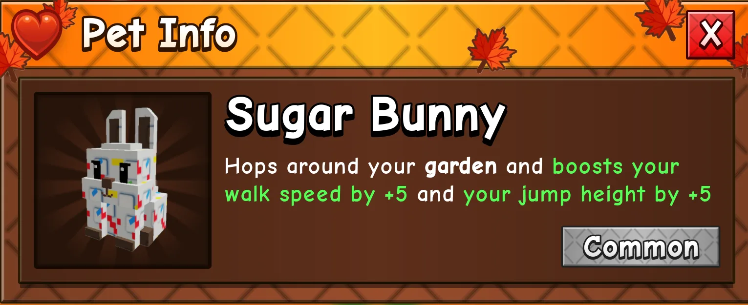 sugar bunny (Common)
