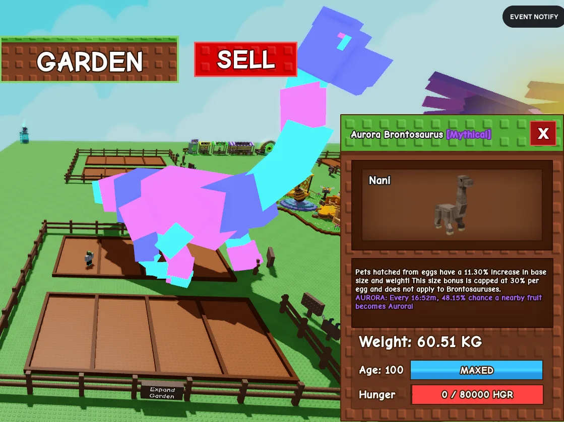 60kg+ Aurora Brontosaurus