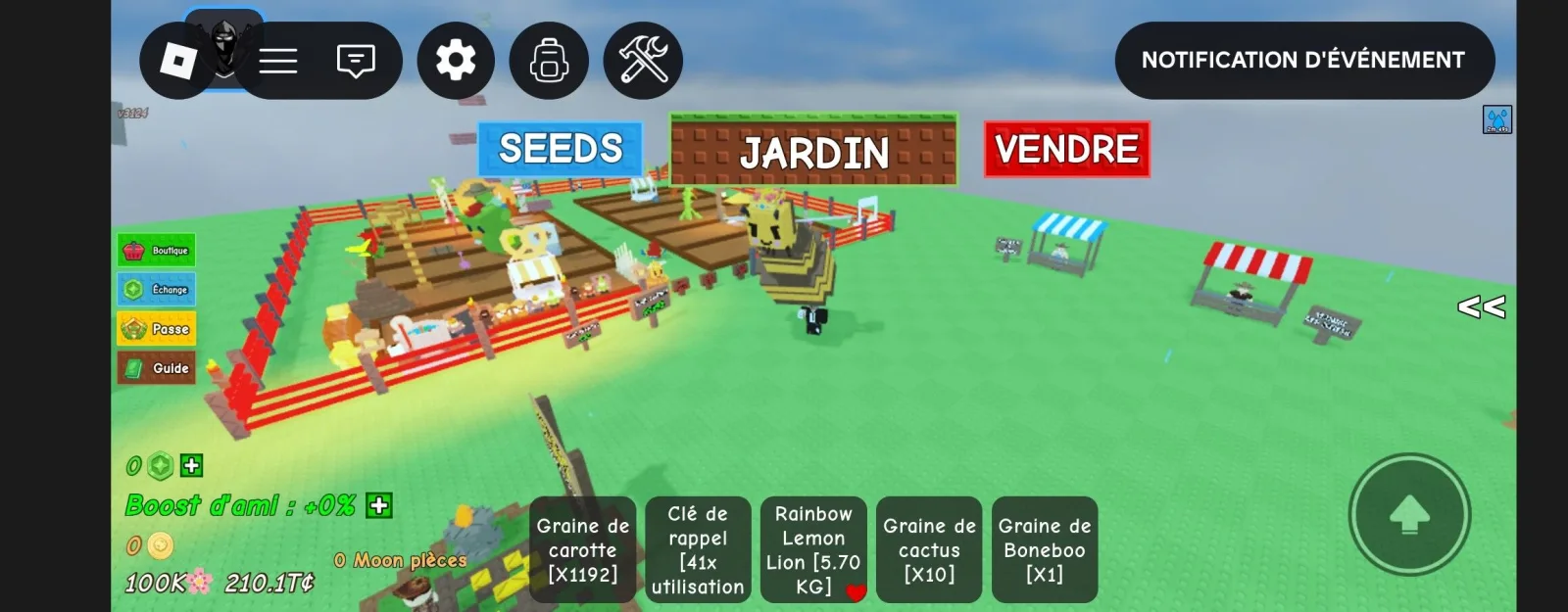 I'm selling a high-level Queen Bee Je vend une queen bee de haut niveaux