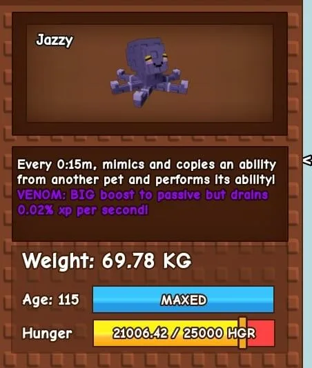 HYPER HUNGER / VENOM /EVERCHANTED Mimic Octopus 69 kg - 15 SEC MAX CD — Account account