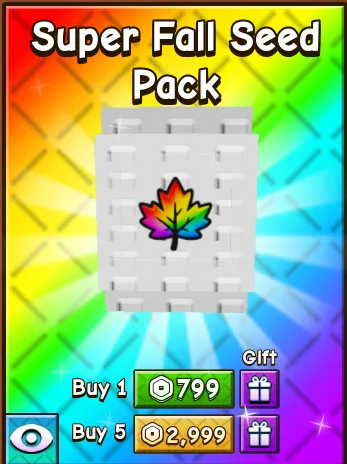 Super Fall Seed Pack 799R Fast Delivery
