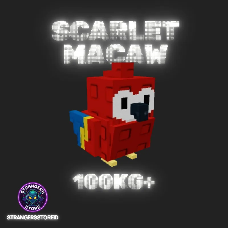 SCARLET MACAW COLLOSAL 100KG+ GROW A GARDEN — Account account