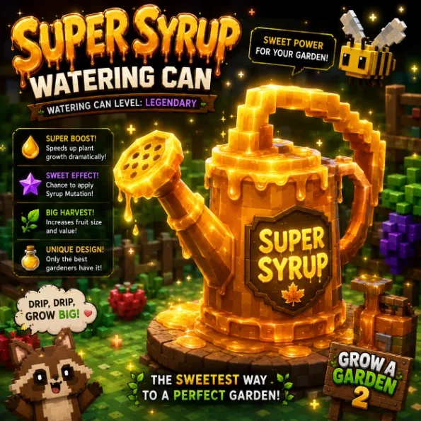 super syrup watering can
