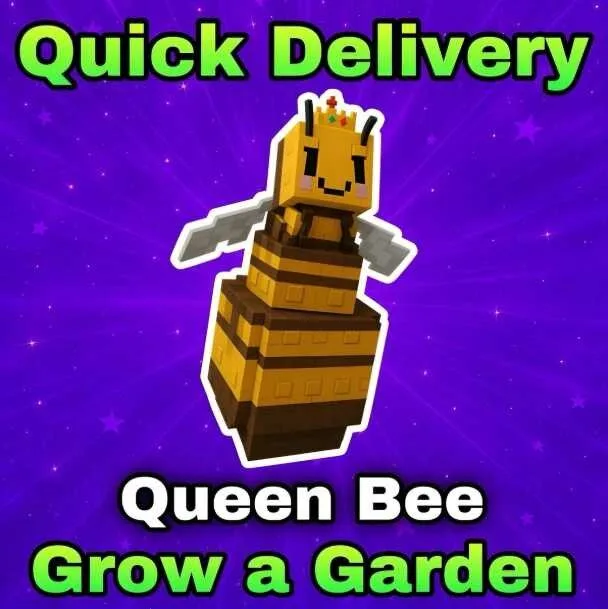 Queen Bee GROW A GARDEN INSATNT FAST DELIVERY