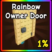 Rainbow Owner Door Ultra rare - Fast Delivery