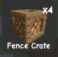 FENCE CRATE 299r GROW A GARDEN 2 CHEAP PRICE PROPS SHOP