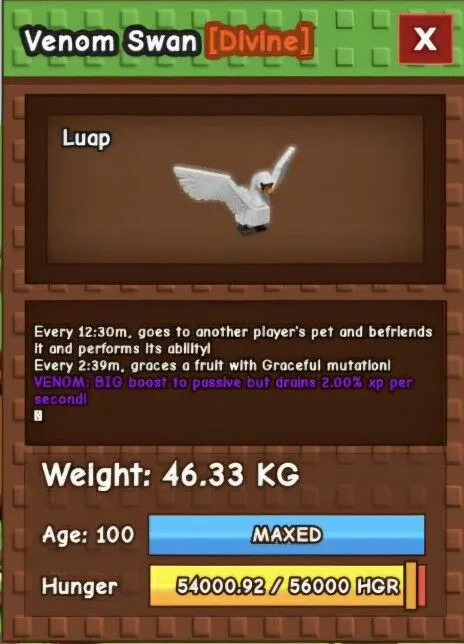 HUGE Swan — Account account