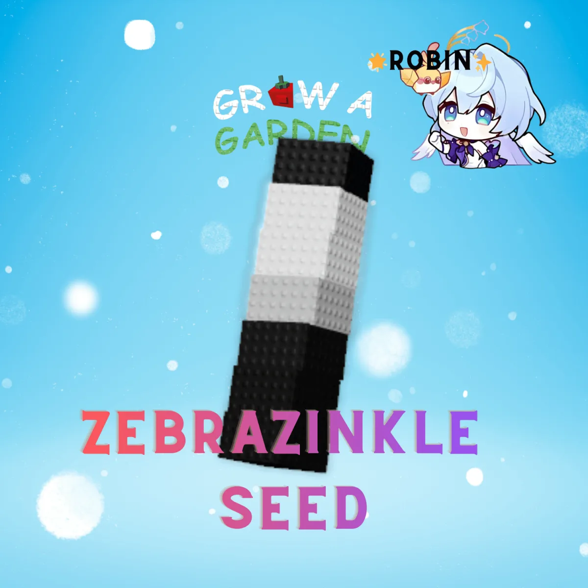 Zebrazinkle Seed - Grow a Garden — Account account