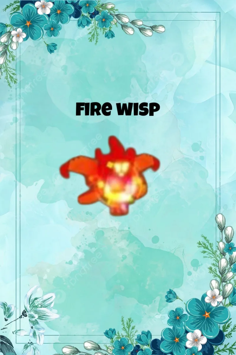 Huge Rainbow Hatch Fire Wisp 60-61kg — Account account