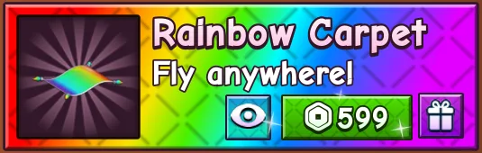 Rainbow Carpet (599R ) - Grow a Garden 2