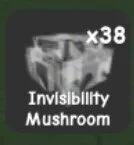 INVISIBILITY MUSHROOM