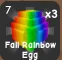 x1 rainbow fall egg