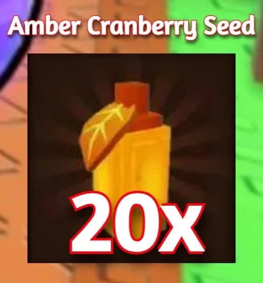 Amber Cranberry Seed (Super)