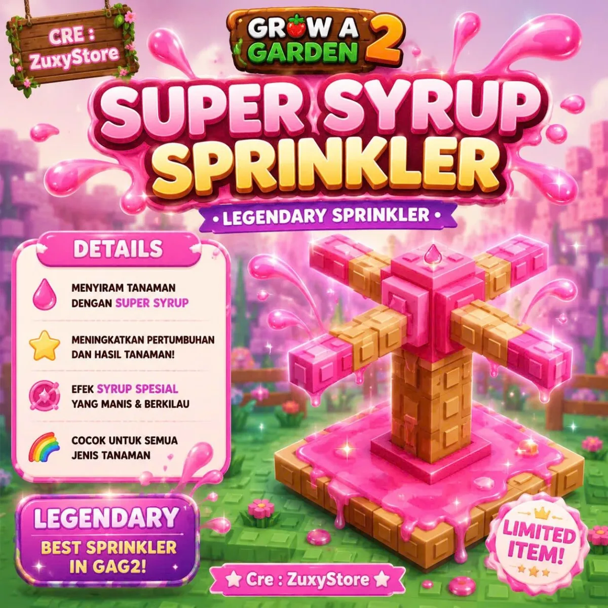 Super Syrup Sprinkler