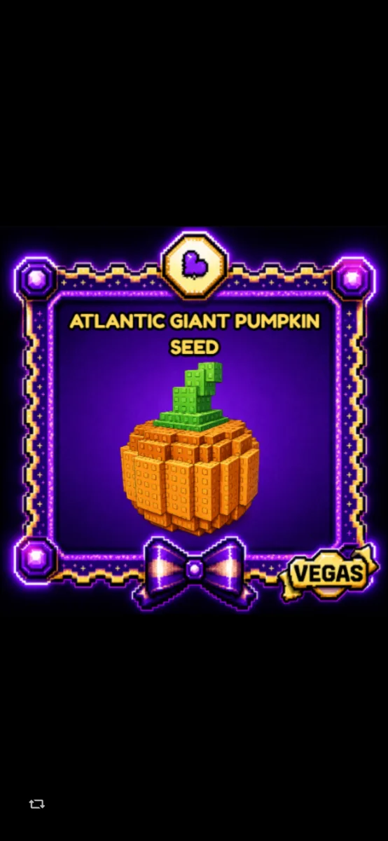 Atlantic Giant Pumpkin Seed (Legendary)