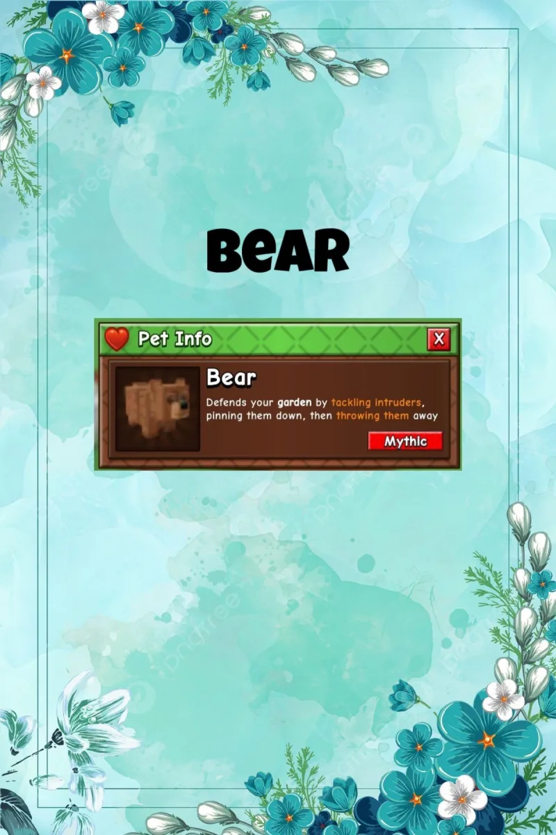 Bear - Mythic Pet — Account account