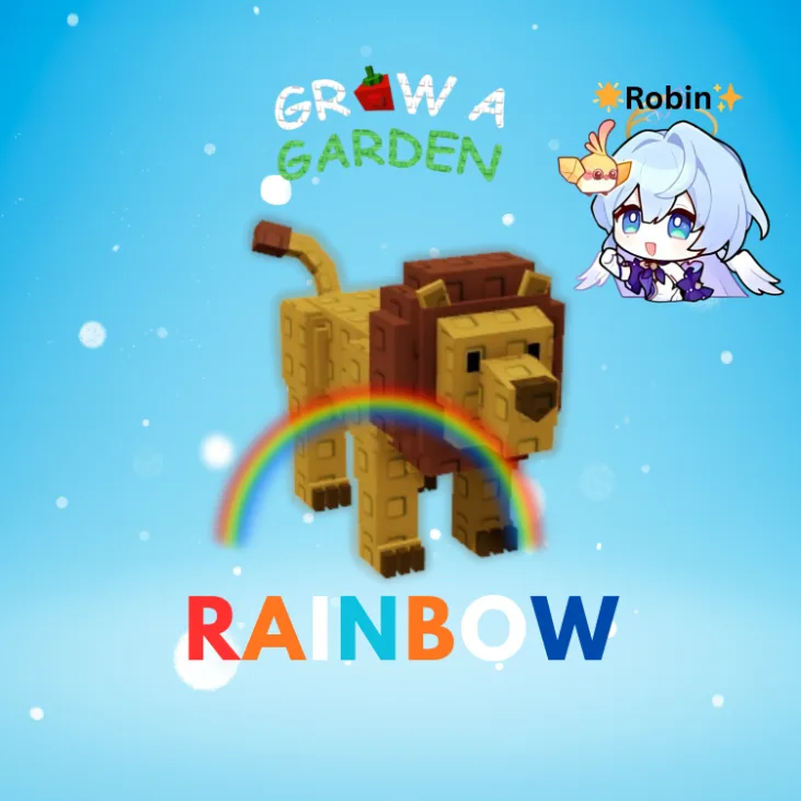 Rainbow Lion - Grow a Garden — Account account