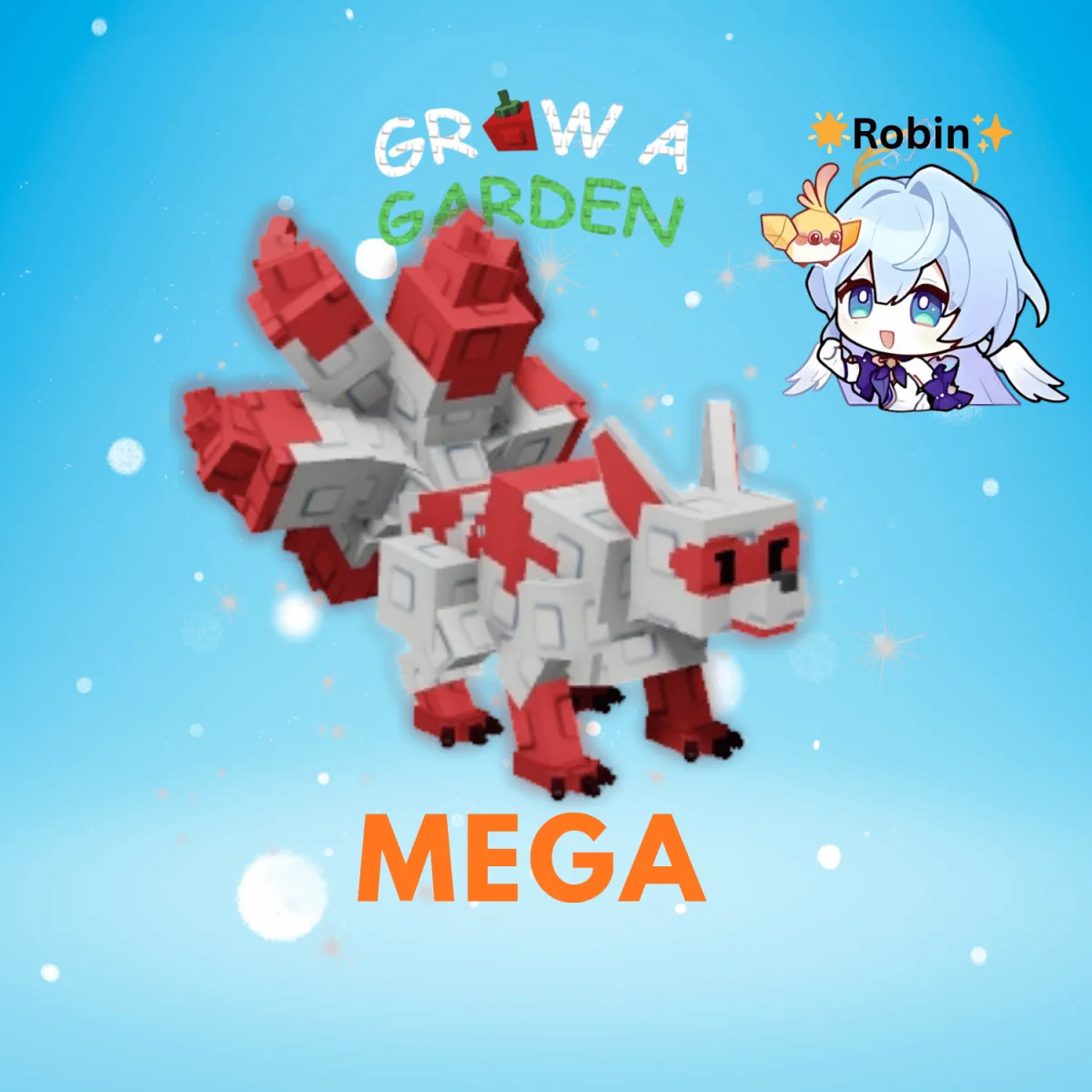 MEGA Kitsune - Red Kitsune - Grow a Garden — Account account