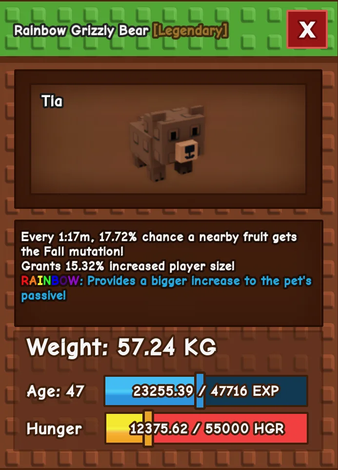 GODLY RAINBOW GRIZZLY BEAR — Account account