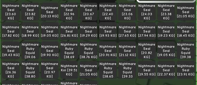 Nightmare Seal Random size 0.5 1x Seal — Account account