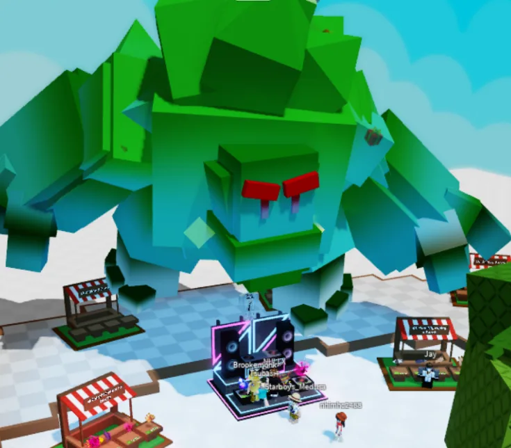 RAINBOW FESTIVE HATCHED ICE GOLEM FIRST IN GAME