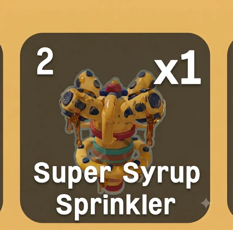 Syrup Super Sprinkler / Fall Harvest World - Deliver Right away