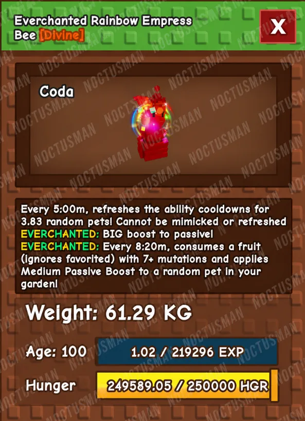 RBH Empress Bee 61.29kg Ready to use! — Account account