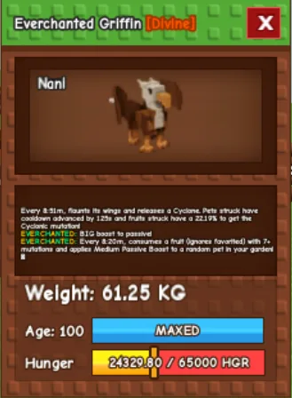 Griffin 60kg+ level 100 — Account account