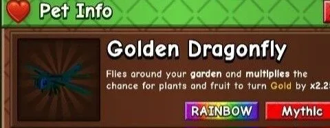 Golden Dragonfly (Mythic)