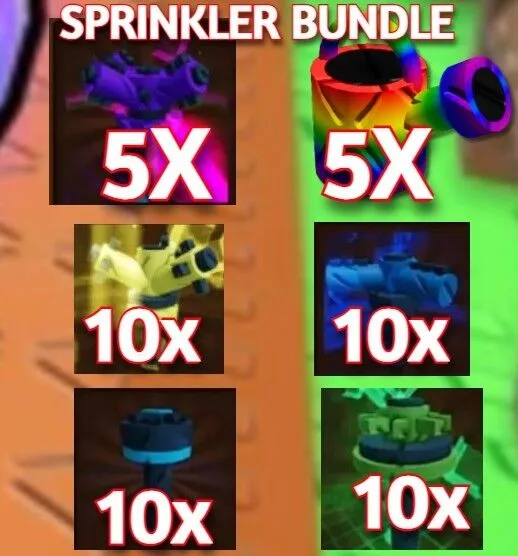 SPRINKLER BUNDLE GROW A GARDEN 2 — Account account