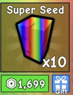 Super Seed x 10 1699R Instant Delivery