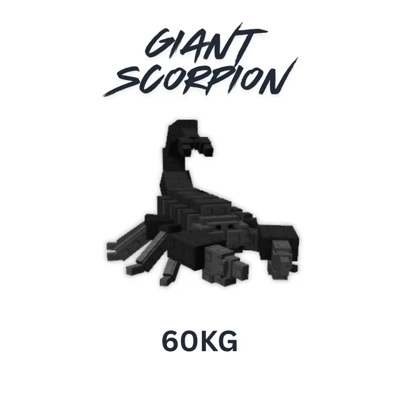 GIANT SCORPION HUGE 280KG +