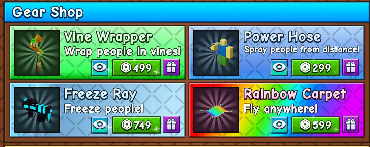All gamepasses — Account account