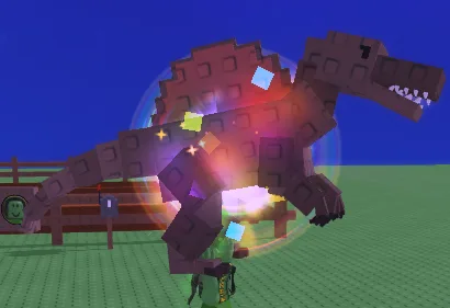 Rainbow spinosaurus