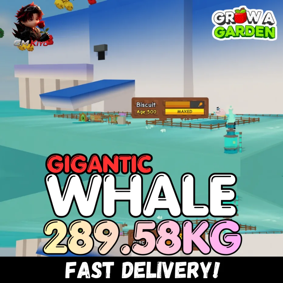 GIGANTIC Blue Whale 289.58KG DLC Age 500 INSTANT DELIVERY