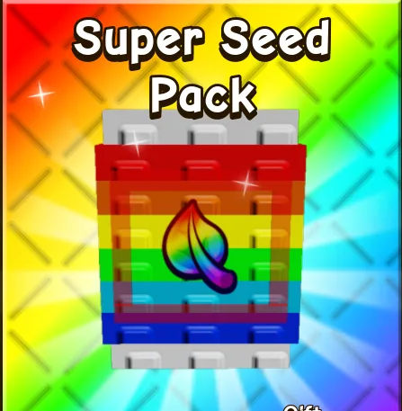 5x Super Seed Pack 2999r - Grow a Garden 2