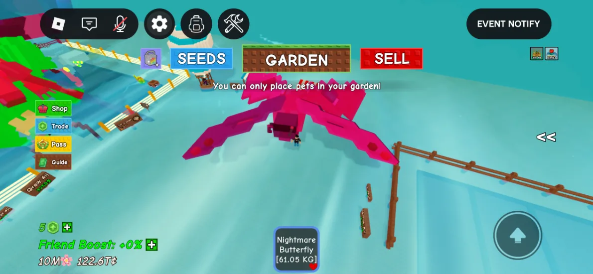 Huge butterfly