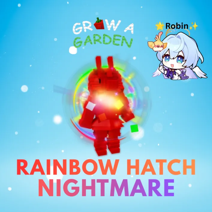 Nightmare Rainbow Hatch Anubis - Grow a Garden