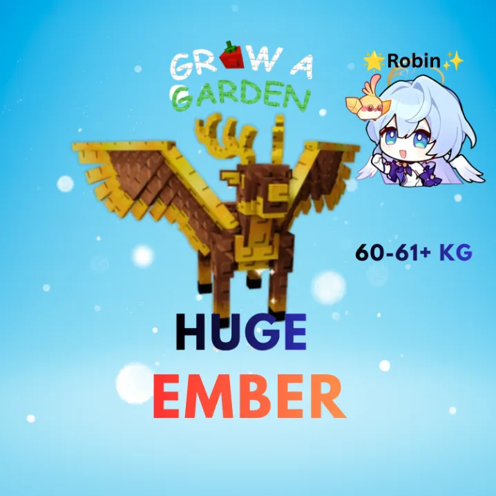 HUGE Ember Gilded Choc Peryton - 60-61+KG - Grow a Garden — Account account