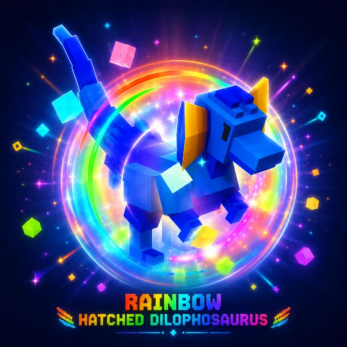 Rainbow Hatched Dilophosaurus 280KG+ RBH DILO AGE 500