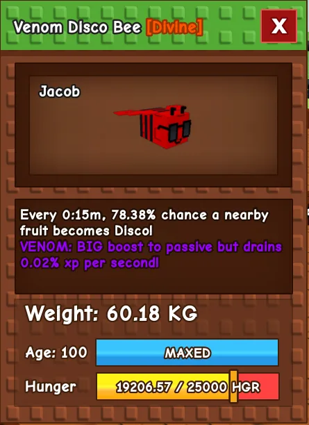 60-61 KG VENOM DISCO BEE 15s CD RARE HUGE TITAN — Account account