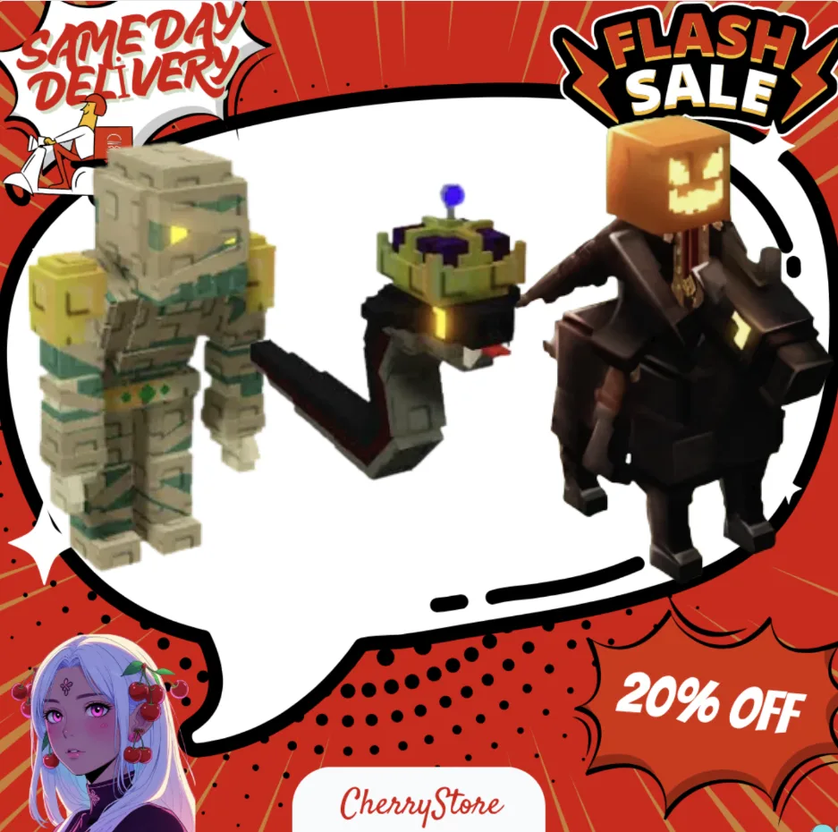 Mummy + Headless Horseman + Hex Serpent (Fast Delivery in 2 5 minutes )