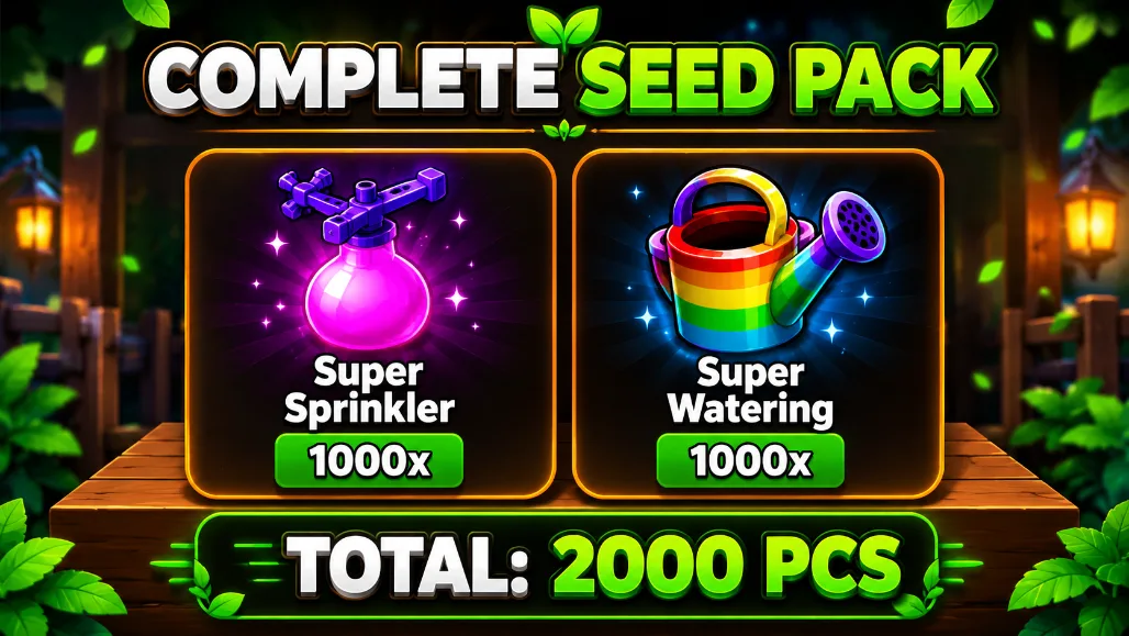 1000x Super Sprinkler + 1000x Super Watering 2000 PCS Bundle