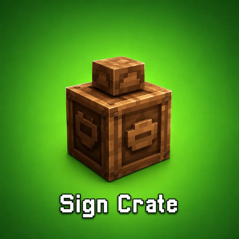 SIGN CRATE