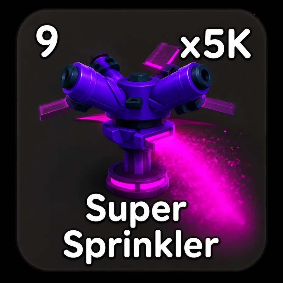 Super Sprinkler — Account account