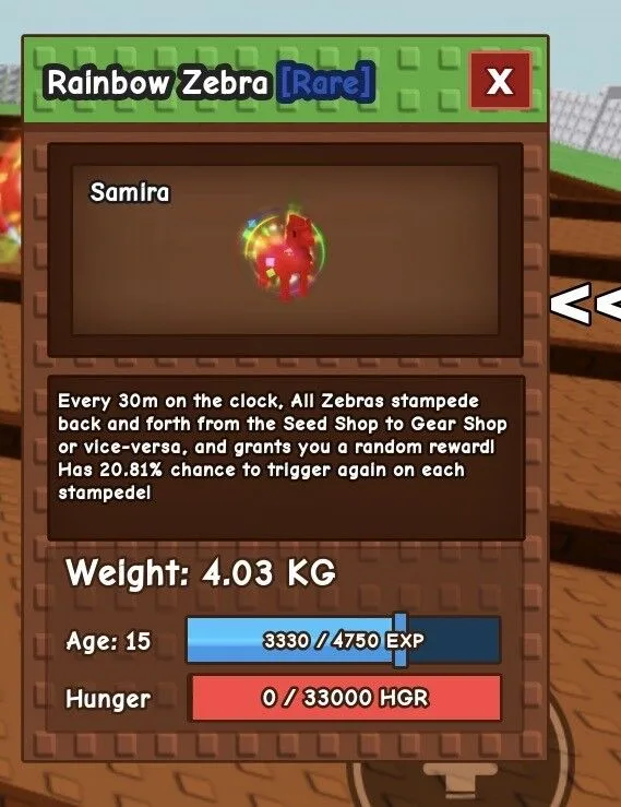 Rainbow Hatched Zebra — Account account