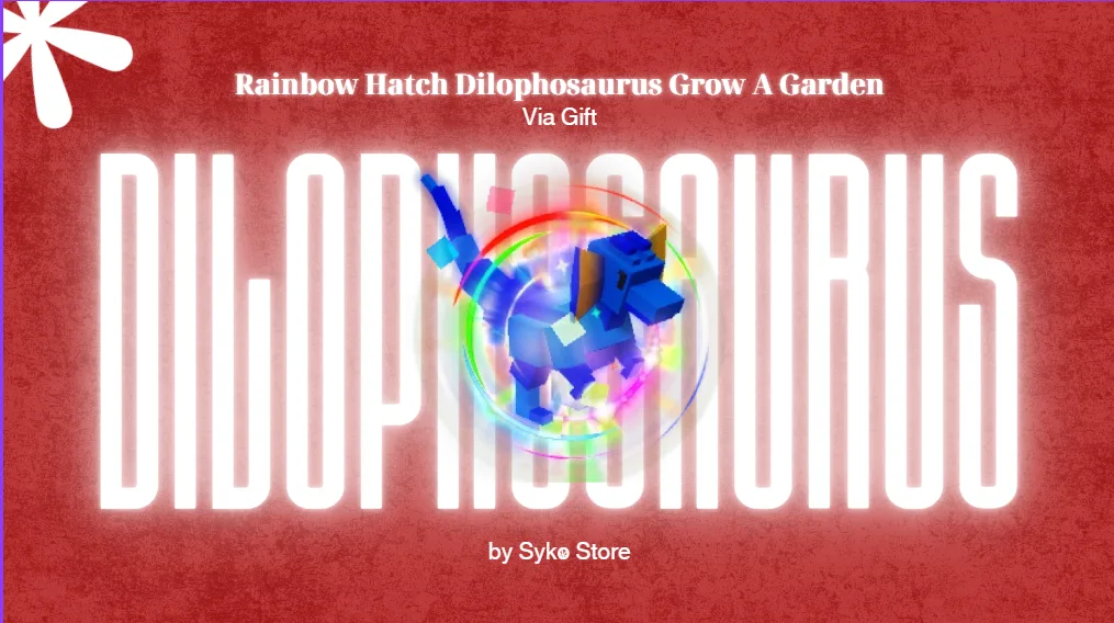 HUGE Rainbow Hatch Dilophosaurus( RBH DILO ) 60KG/61KG/280kg ++ AGE 500 CHEAPEST AND INSTANT DELIVERY