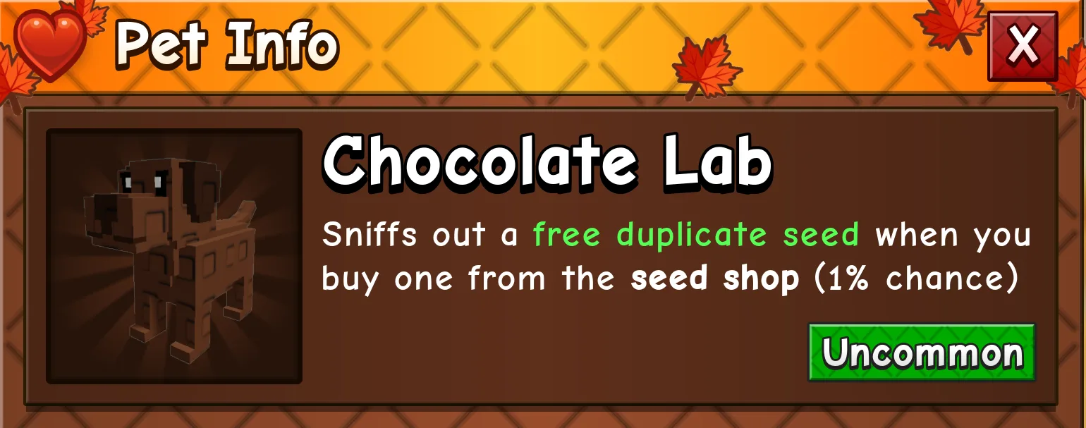 chocolate lab (Uncommon)