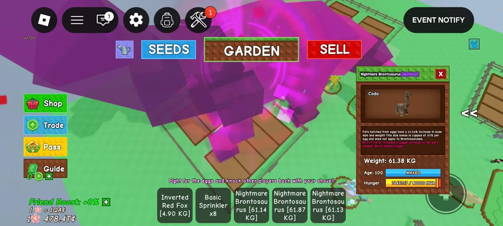 HUGE NIGHTMARE BRONTOSAURUS 61KG SUPER BIGG CHEAP AND FAST DELIVERY !!! — Account account