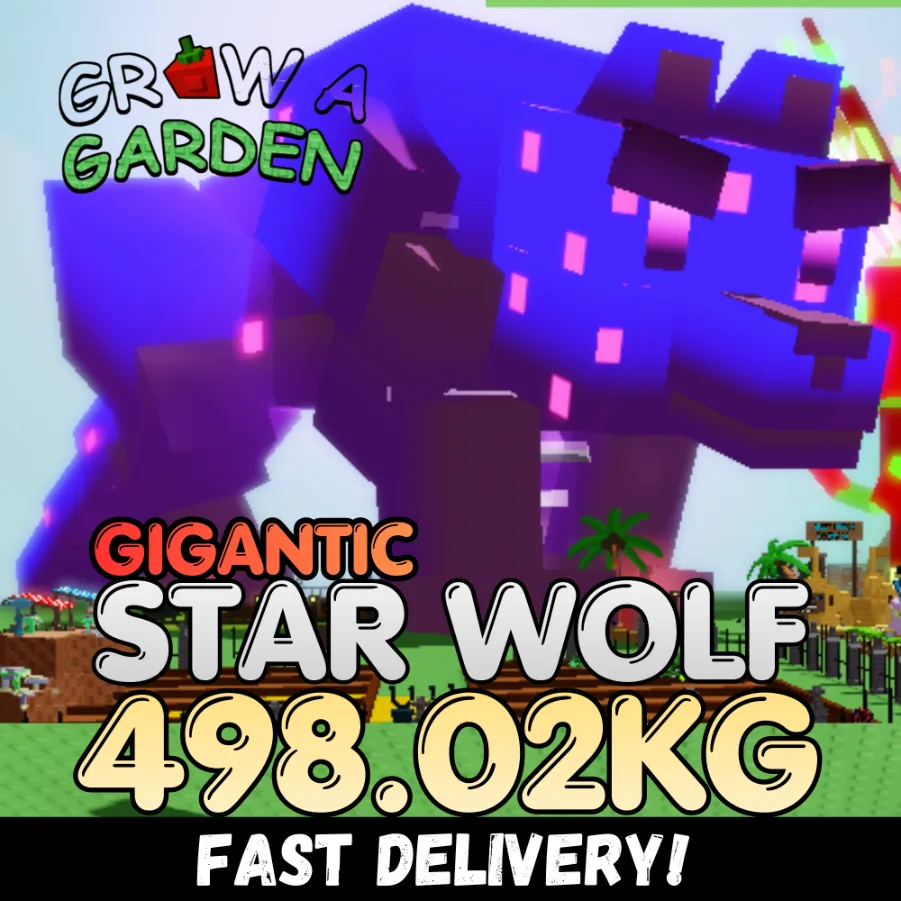GIGANTIC Star Wolf 498.02KG Colossal Age 500 INSTANT DELIVERY